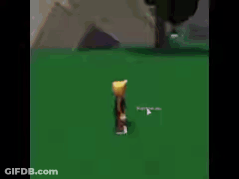 Cartoon Character Standing Next To White Van In A Video Game GIF