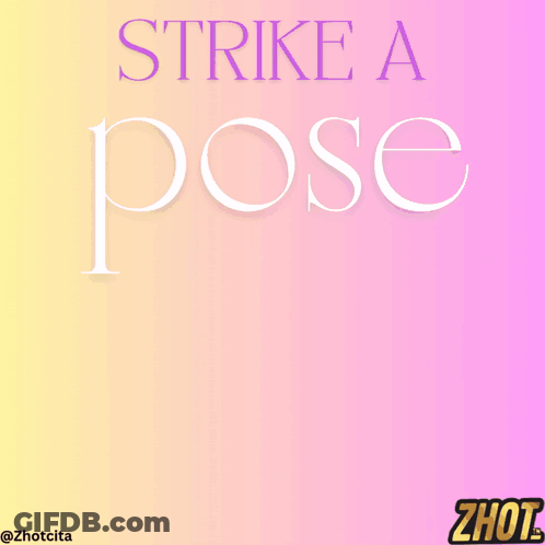 Cartoon Character Strike A Pose GIF