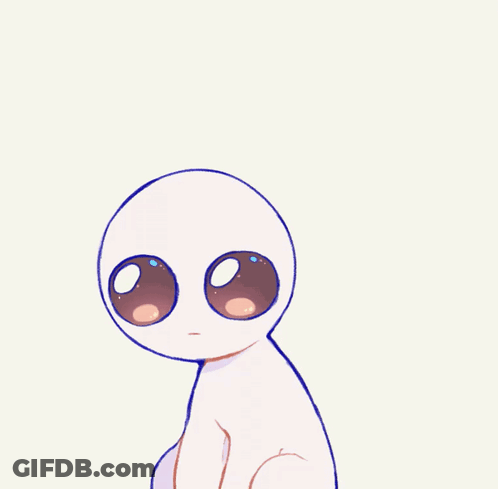 Cartoon Character Surrounded By Flowers GIF