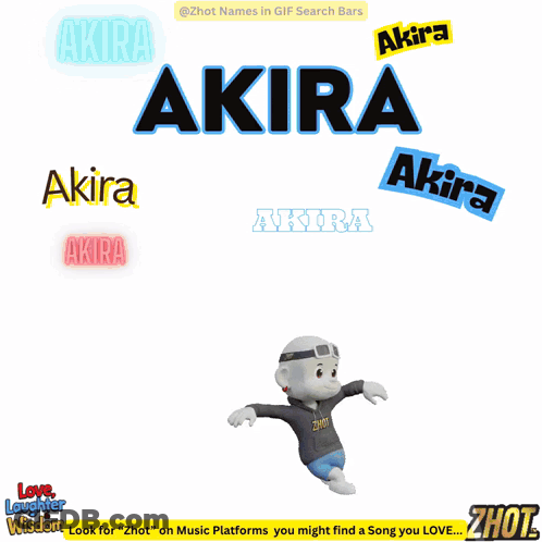 Cartoon Character Surrounded By Hearts And Akira GIF