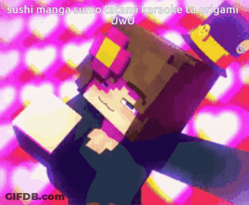 Cartoon Character Sushi Manga Sumo Tatami Karaoke Ta Origami GIF
