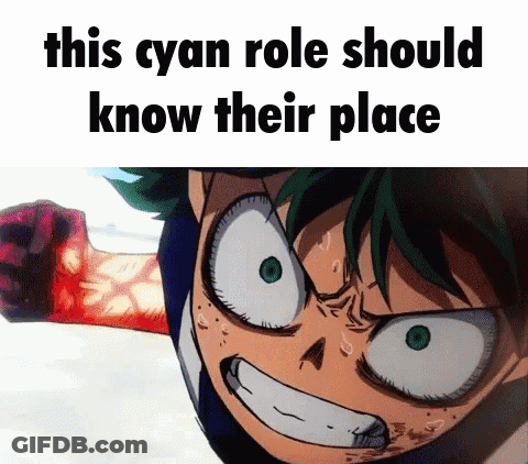 Cartoon Character This Cyan Role Should Know Their Place GIF