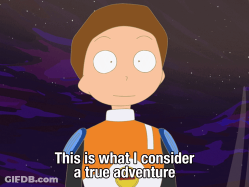 Cartoon Character This Is What I Consider A True Adventure GIF
