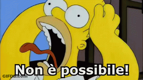 Cartoon Character Tongue Out Says Non È Possibile GIF