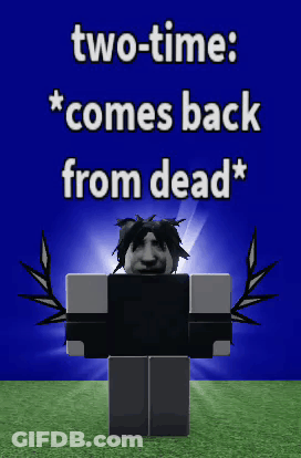 Cartoon Character Two-Time Comes Back From Dead GIF