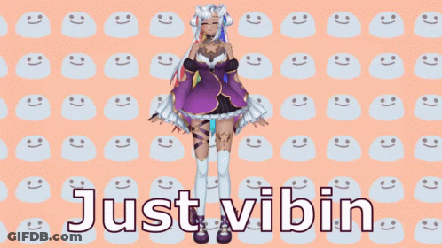 Cartoon Character Walking Just Vibin GIF