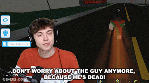 Cartoon Character Walking With Your Momma Dead GIF