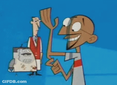 Cartoon Character Waving GIF