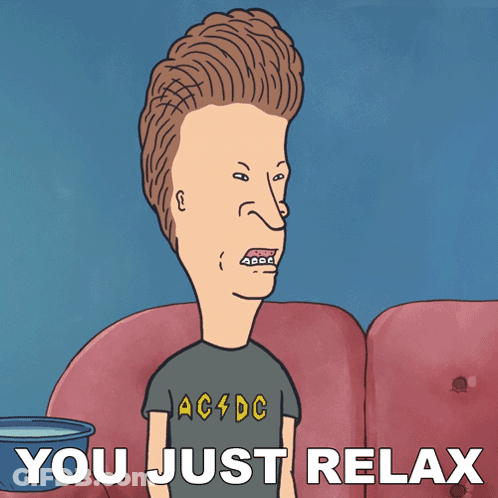 Cartoon Character Wearing AC DC Shirt GIF