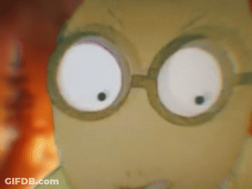 Cartoon Character Wearing Glasses GIF