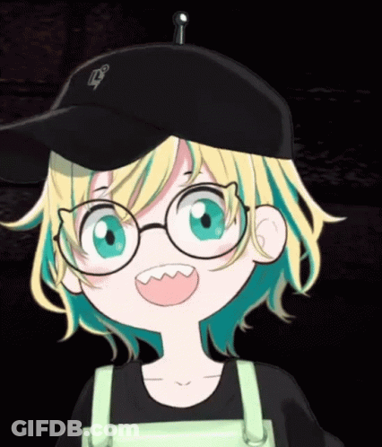 Cartoon Character Wearing Glasses And I Hat GIF