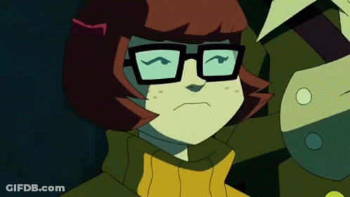 Cartoon Character Wearing Glasses Close Up GIF