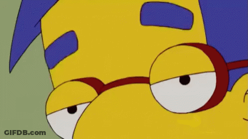 Cartoon Character Wearing Glasses Close Up GIF
