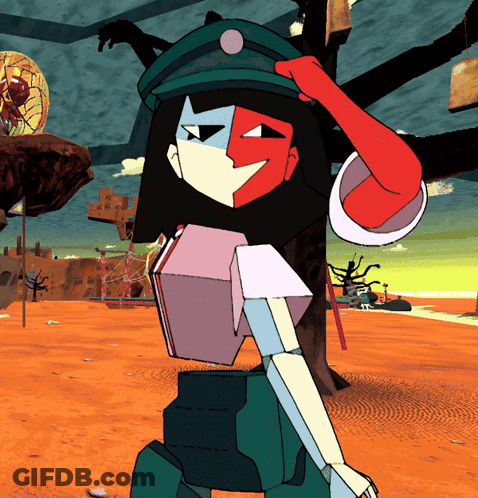 Cartoon Character Wearing Green Hat GIF