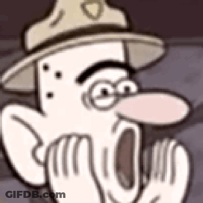Cartoon Character Wearing Hat With Heart Smiling GIF