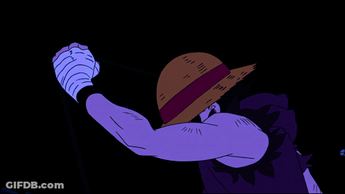 Cartoon Character Wearing Hat With Mouth Open GIF