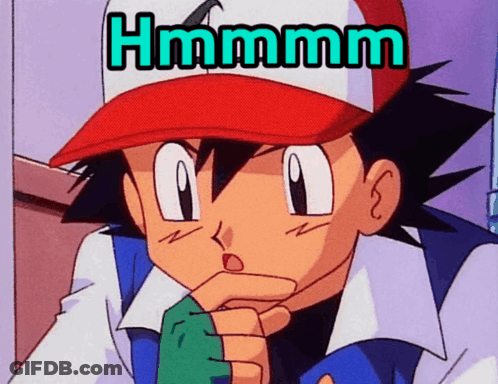 Cartoon Character Wearing Hmmmm Hat GIF