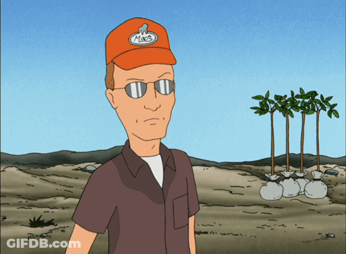 Cartoon Character Wearing Mike Hat GIF