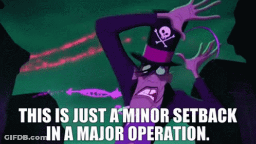 Cartoon Character Wearing Skull Top Hat GIF