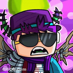 Cartoon Character Wearing Sunglasses And Hat GIF