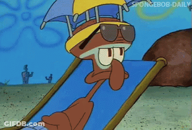Cartoon Character Wearing Sunglasses And Hat GIF