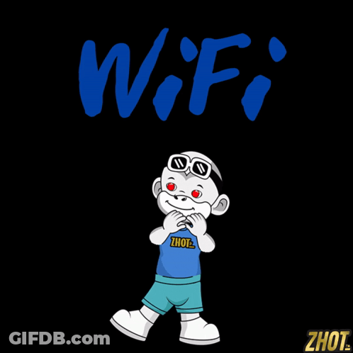 Cartoon Character Wearing Sunglasses And Zhot Shirt GIF