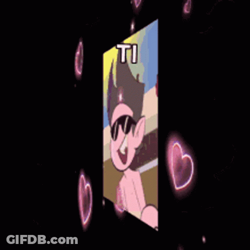 Cartoon Character Wearing Sunglasses Saying Ti GIF