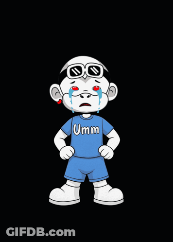 Cartoon Character Wearing Umm Shirt GIF