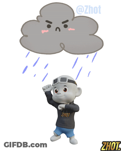 Cartoon Character Wearing Zhot Shirt GIF