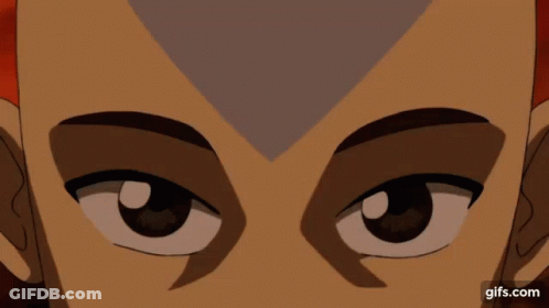 Cartoon Character White Eyes Red Background GIF