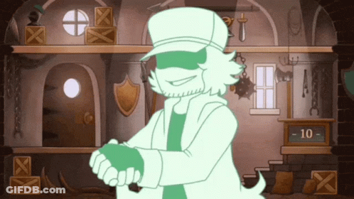 Cartoon Character With 10 Sign GIF