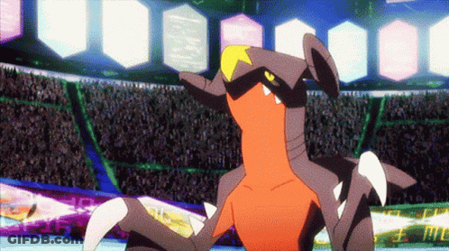 Cartoon Character With A Sign In Crowd GIF