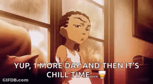 Cartoon Character With Arms Crossed Holding Whiskey At Window GIF