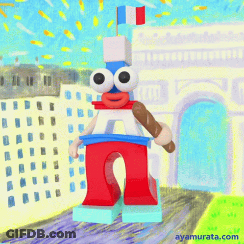 Cartoon Character With Ayamurata.com GIF