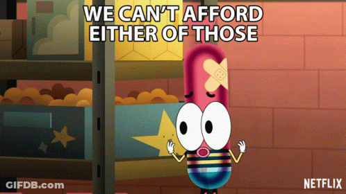 Cartoon Character With Bandage GIF