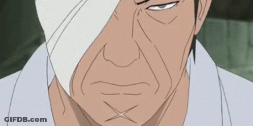 Cartoon Character With Bandage On Face GIF