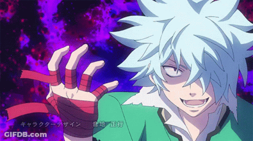 Cartoon Character With Bandaged Hand GIF
