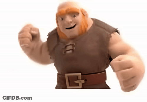 Cartoon Character With Beard And Buckle Belt GIF