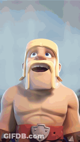 Cartoon Character With Beard And Yellow Helmet GIF