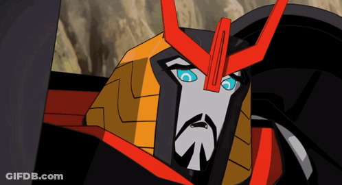 Cartoon Character With Beard Close Up GIF