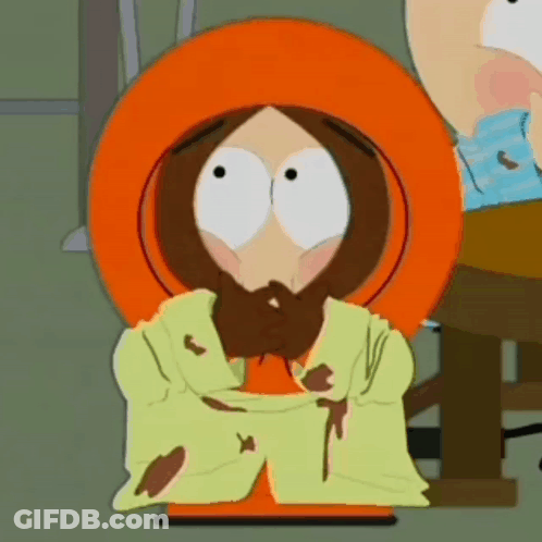 Cartoon Character With Beard In Yellow Shirt GIF