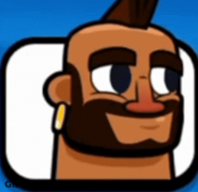 Cartoon Character With Beard Mohawk And Gold Earring GIF