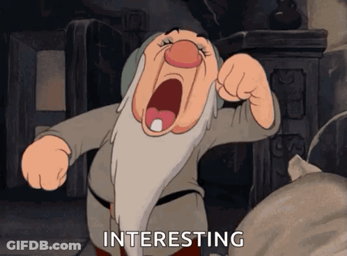 Cartoon Character With Beard Yawning Interesting GIF