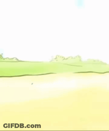 Cartoon Character With Big Belly GIF
