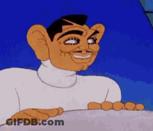 Cartoon Character With Big Ears Smiling GIF