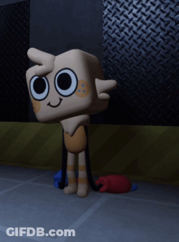 Cartoon Character With Big Eyes GIF