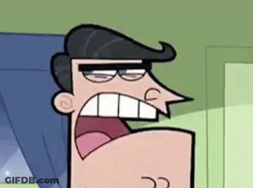 Cartoon Character With Big Mouth And Teeth GIF