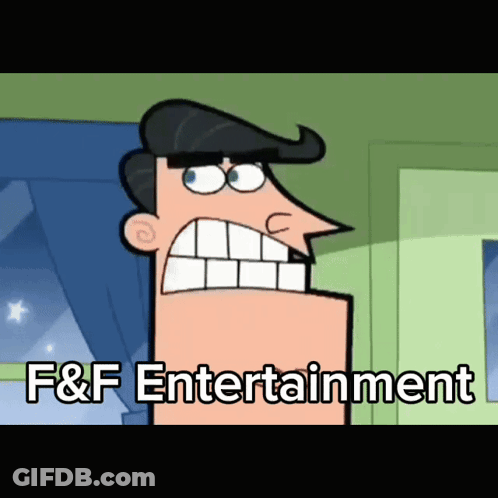 Cartoon Character With Big Mouth F & F Entertainment GIF