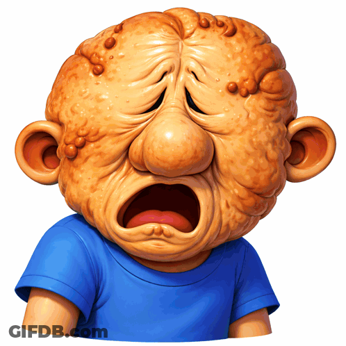 Cartoon Character With Big Nose And Blue Shirt GIF