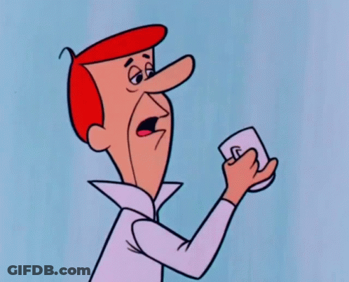 Cartoon Character With Big Nose Holding Light GIF